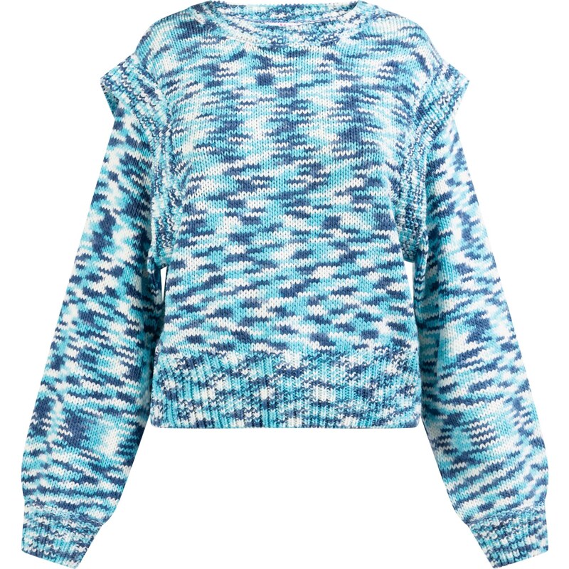 MYMO Sveter svetlomodrá / tmavomodrá / biela 54235825