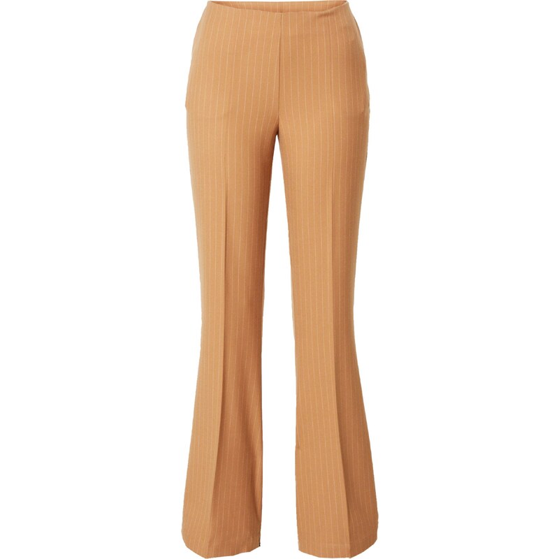 Bella x ABOUT YOU Nohavice Lola béžová / hnedá 36629901