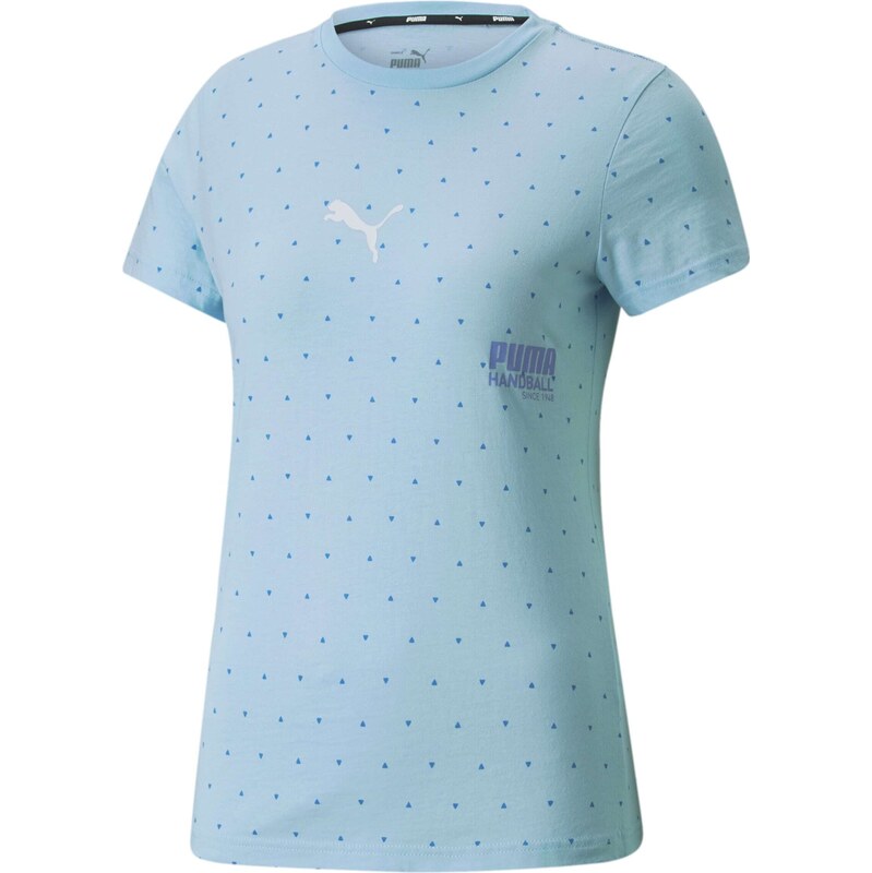 PUMA Funkčné tričko modrá / svetlomodrá / fialová / biela 67728496