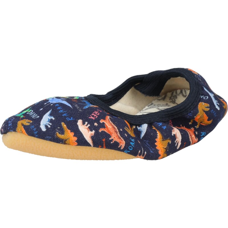 BECK Papuče Dinosaurier svetlomodrá / tmavomodrá / hnedá / púdrová 65772446