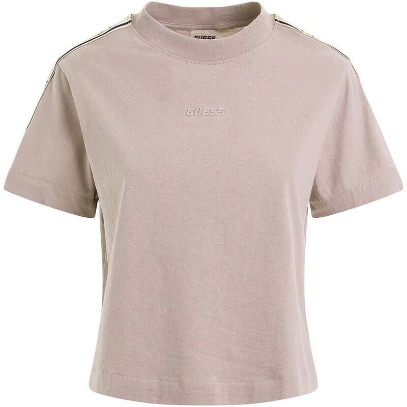 E-shop GUESS Funkčné tričko BRITNEY béžová / piesková / čierna