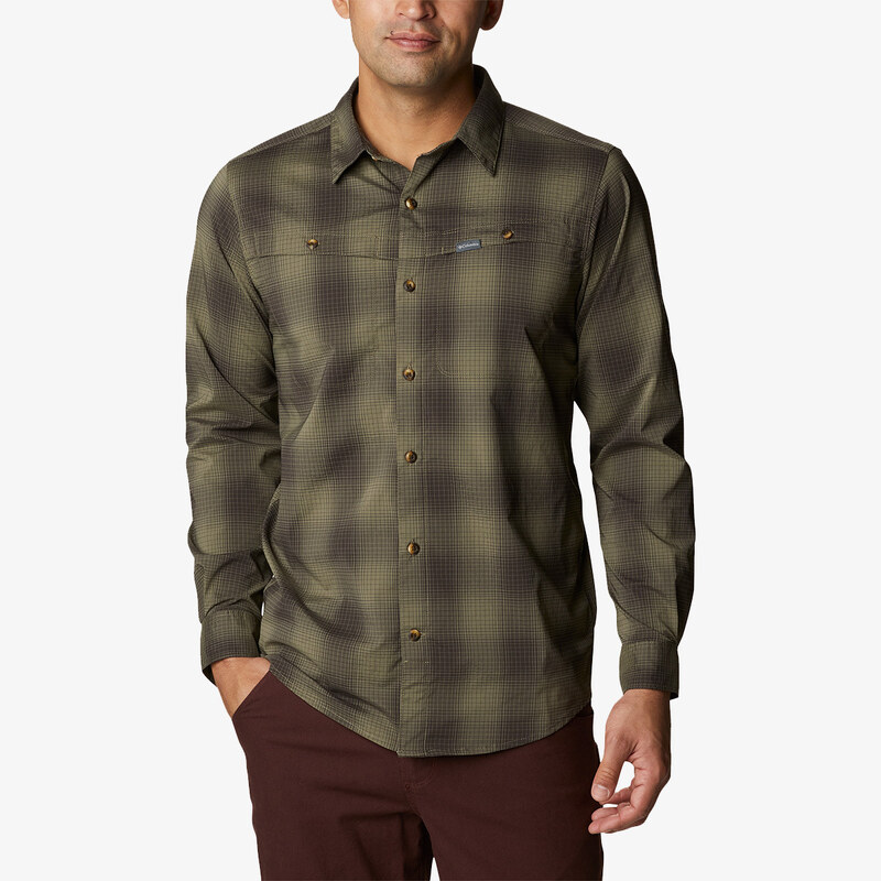 Columbia Newton Ridge II Plaid Long Sleeve S 63192033