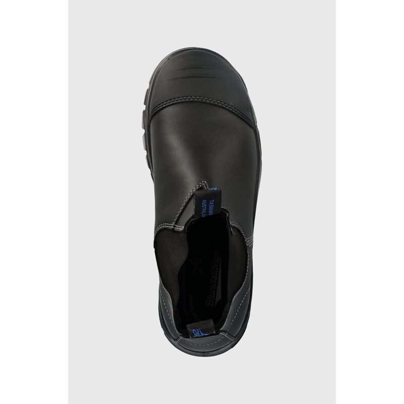 Kožené topánky chelsea Blundstone 910 pánske, čierna farba