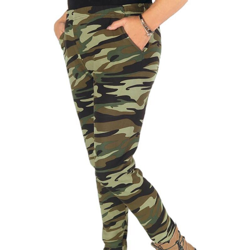 Zateplené legíny pre moletky Termo MA0218b maskáčové 36546479