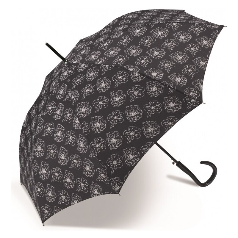 Pierre Cardin Dlhý automatický dáždnik s kvetmi 82674