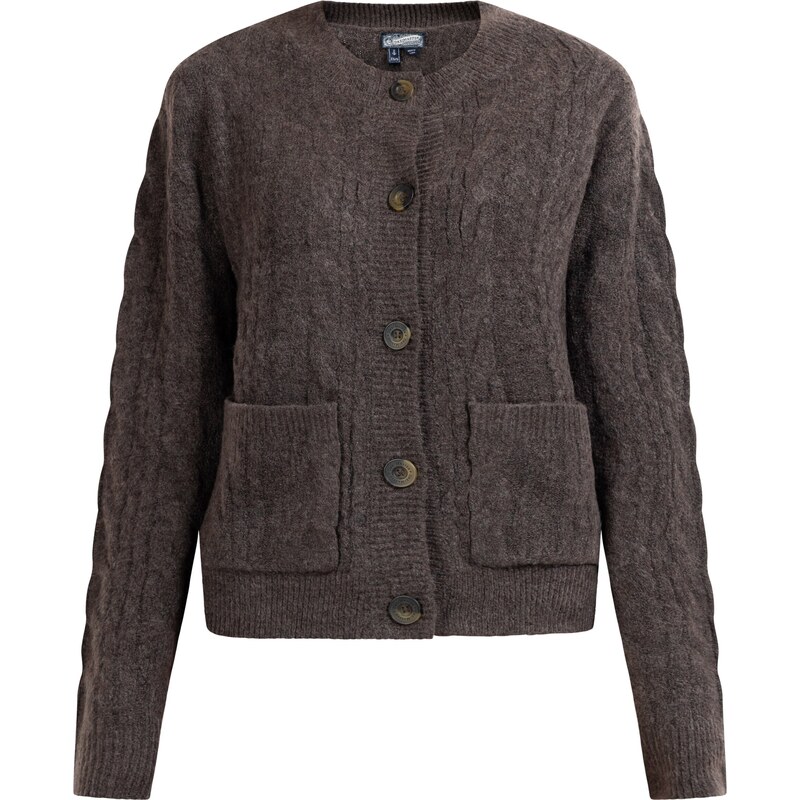 DreiMaster Vintage Kardigán tmavohnedá 65867995