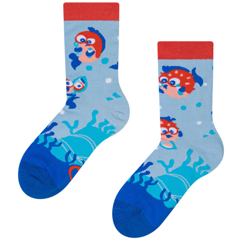 Veselé detské ponožky Dedoles Vtipný štvorzubec (D-K-SC-RS-C-C-243) 23 36553799