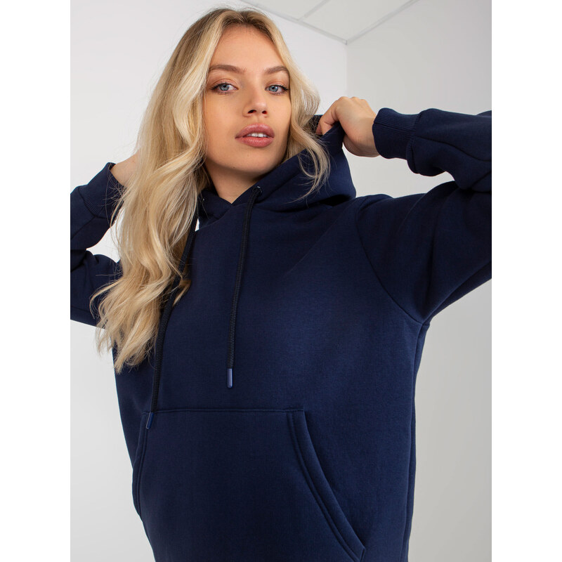 RUE PARIS Sweatshirt-CT-BL-F-621124.98P-navy blue 64686053