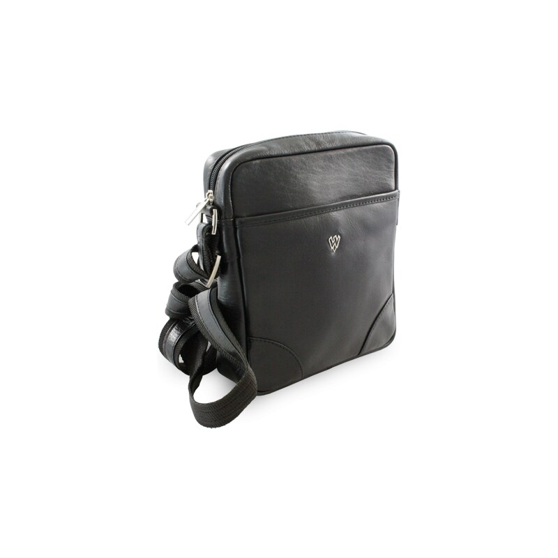 Arwel Malý čierny kožený crossbag 215-1711-60 36559775