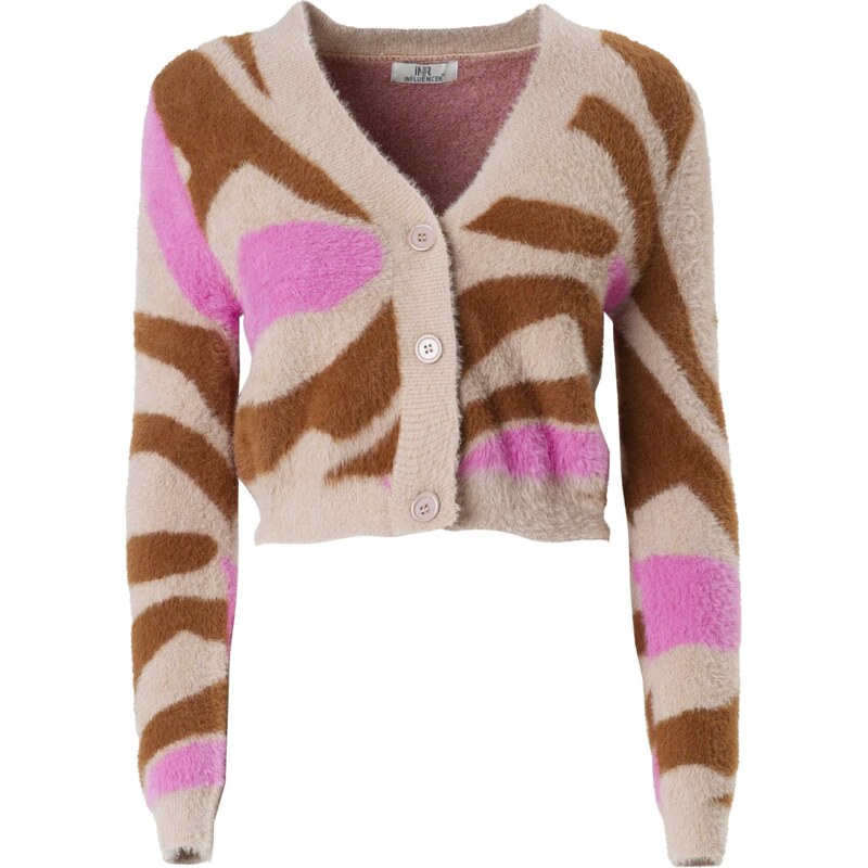 Influencer Kardigán béžová / hnedá / ružová 63142756