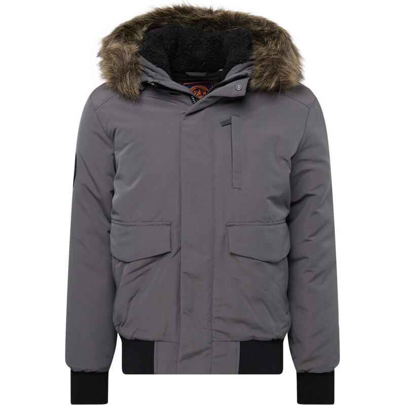 Superdry & Co Zimná bunda Everest tmavosivá 68324297