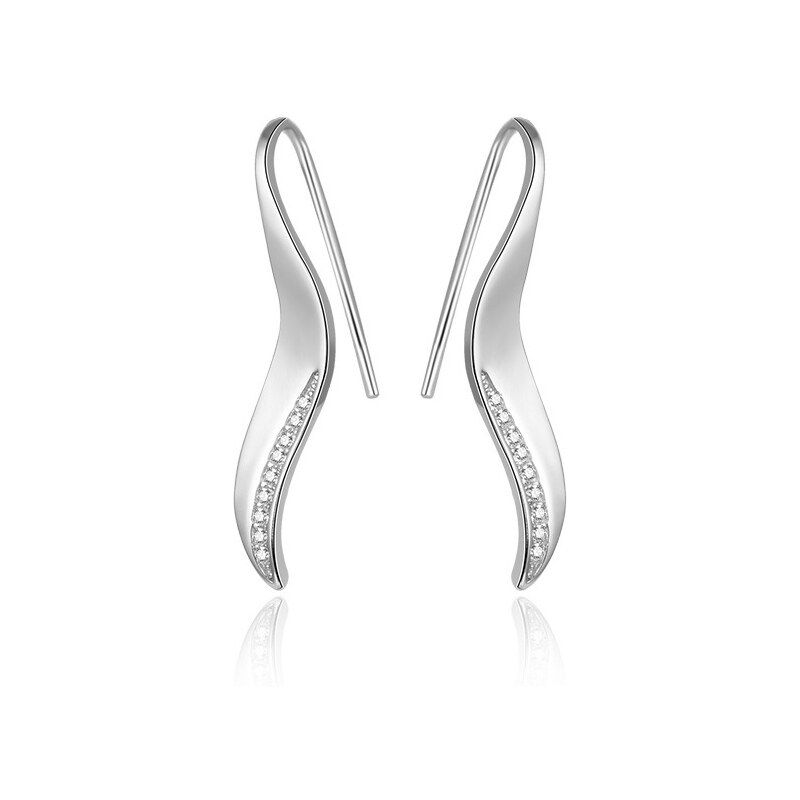 Beneto Strieborné náušnice so zirkónmi AGUV1966 66590855