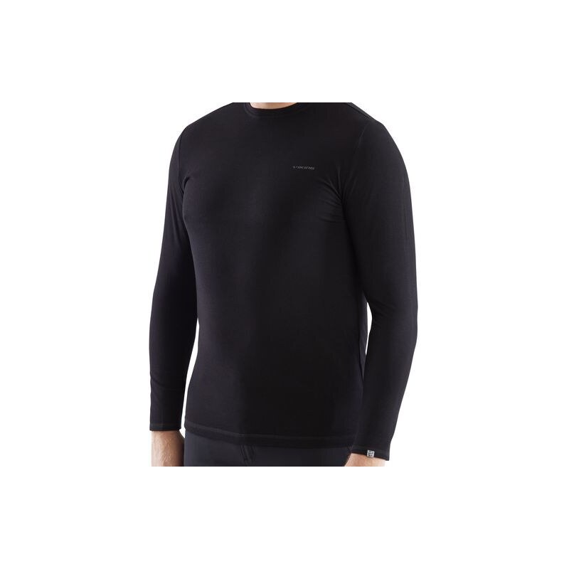 Pánske bambusové tričko s merino vlnou Viking TERES čierna 36578822