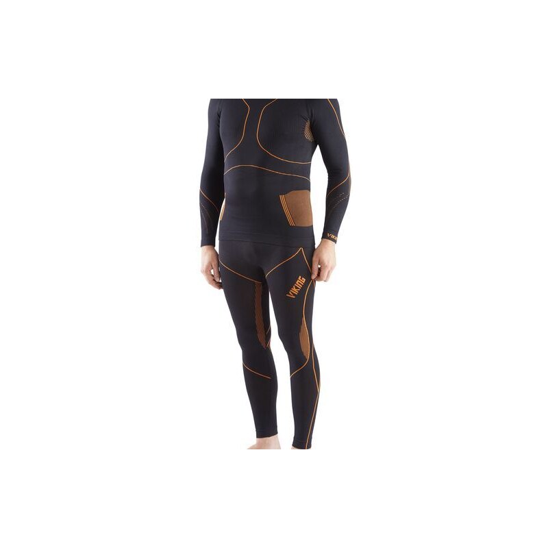 Pánsky termo set Viking BRUNO čierna/oranžová 36578830