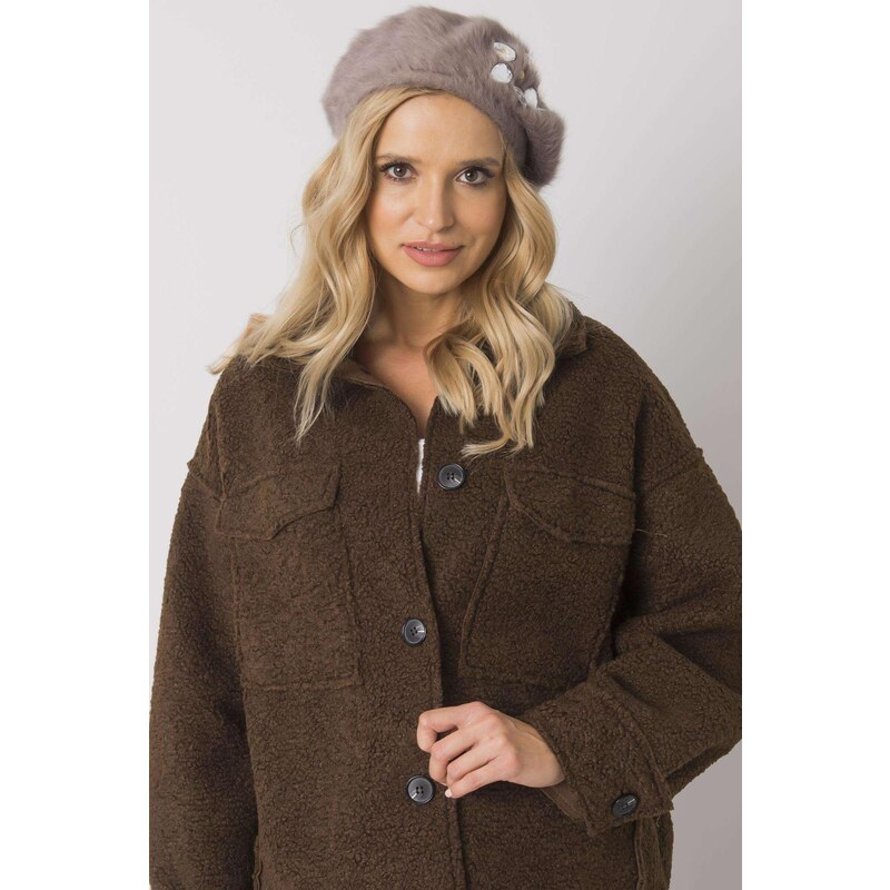 MladaModa Dámska čiapka baretka model 8834 béžová 36578095