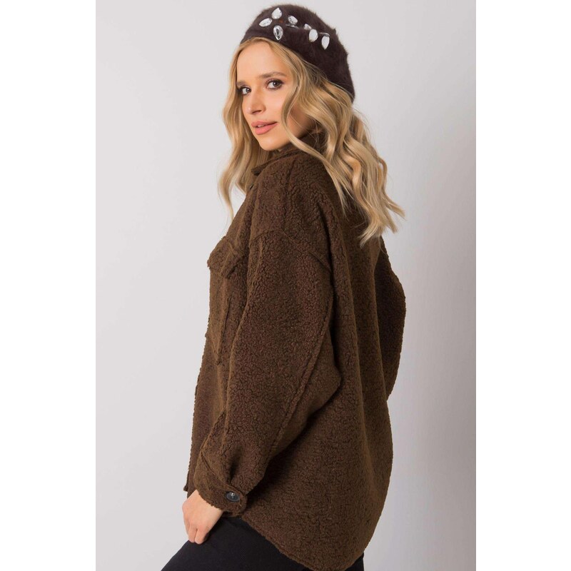 MladaModa Dámska čiapka baretka model 8834 hnedá 36578097