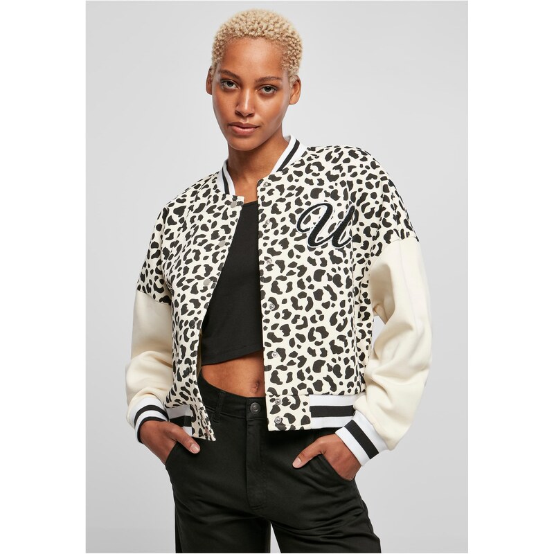 Urban Classics Womens Jacket AOP Oversized College Sweat Jacket 66860851