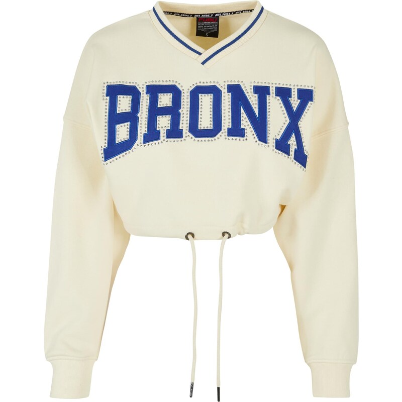 FUBU Mikina Crew Rhinestone ultramarínová / čierna / biela / šedobiela 54239556