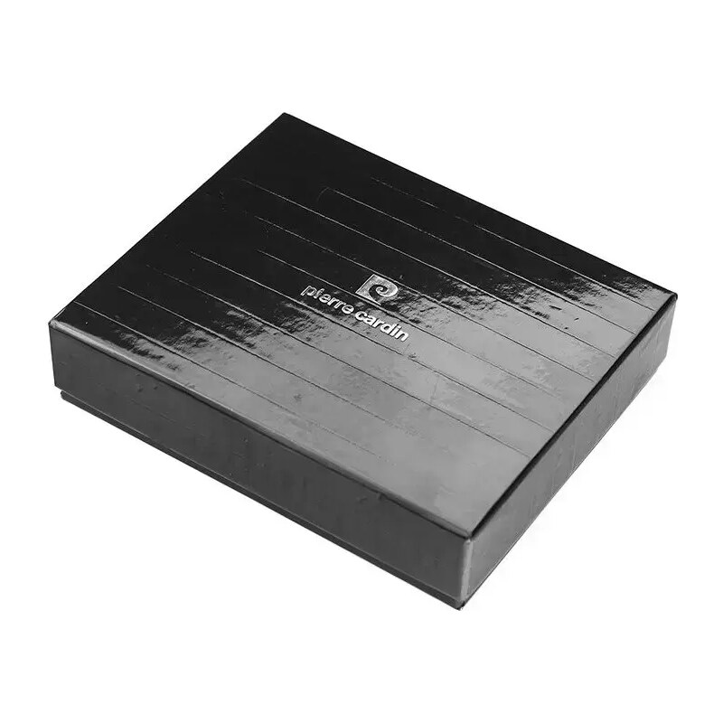 Fashionformen Čierna pánska kožená peňaženka Pierre Cardin YS507.1 331A RFID