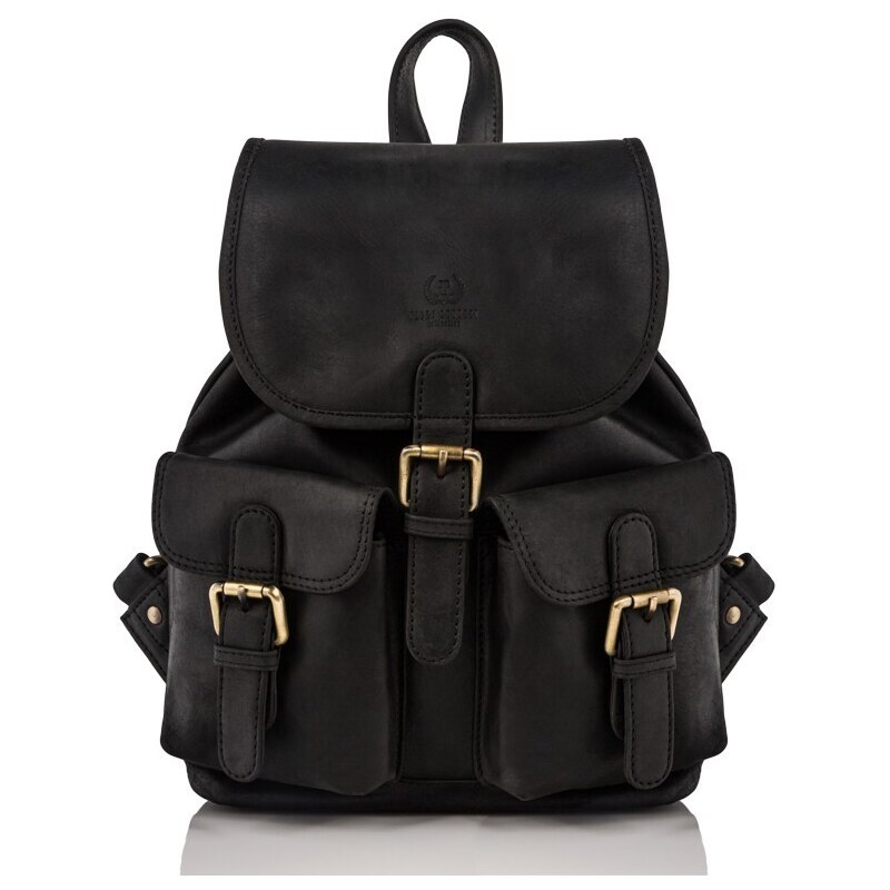 Paolo Peruzzi Dámska súprava, batoh a peňaženka | čierna ZUP-26-BL 36596023