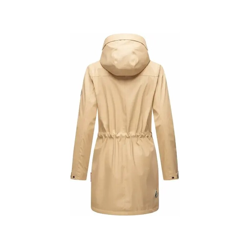 Navahoo Deike dámska zimná bunda do dažďa s kapucňou, beige