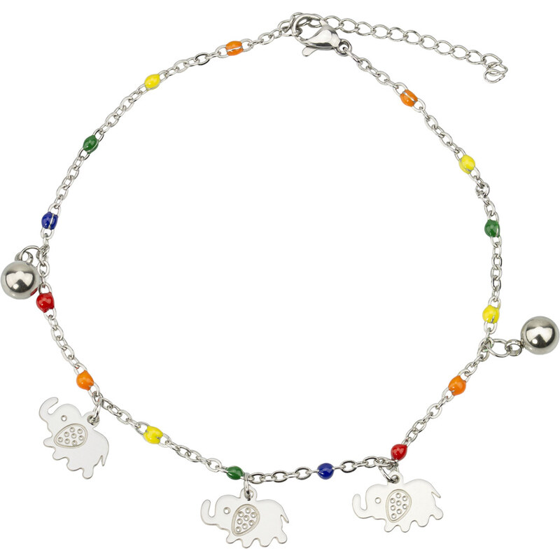 Lindas Jewelry Náramok na nohu Tri Slony chirurgická oceľ INR156 64398881