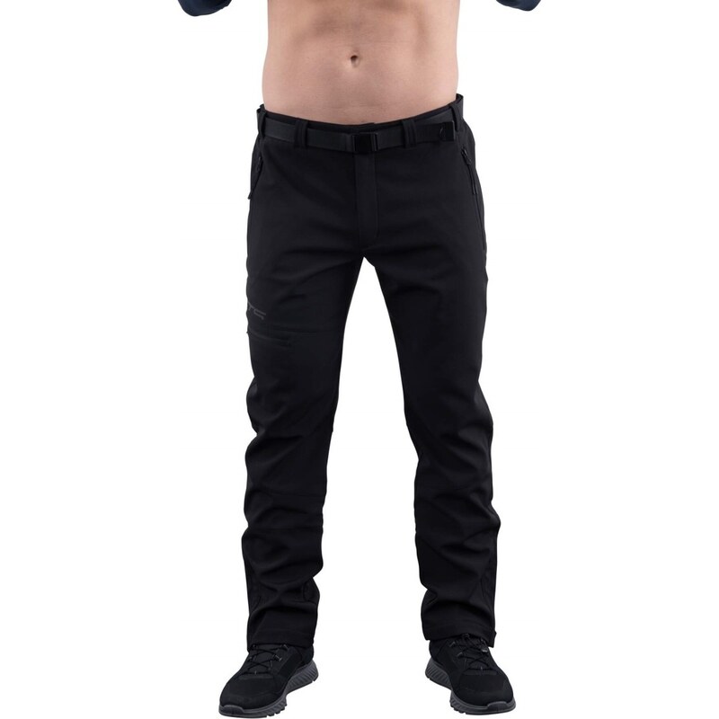 Pánske zateplené nohavice GTS 600222 čierna 65183444