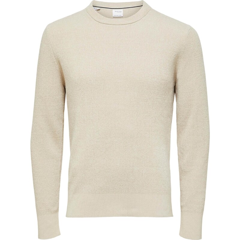 SELECTED Sveter Rodney béžová 66007449