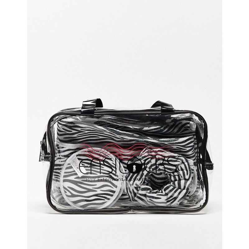 Easilocks Fluff Bath Gift Set Black and White ZebraMulti GLAMI.sk