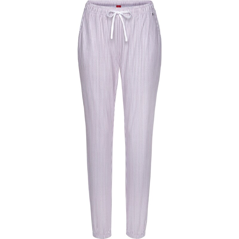 s.Oliver Pyžamové nohavice svetlofialová / biela 54239390