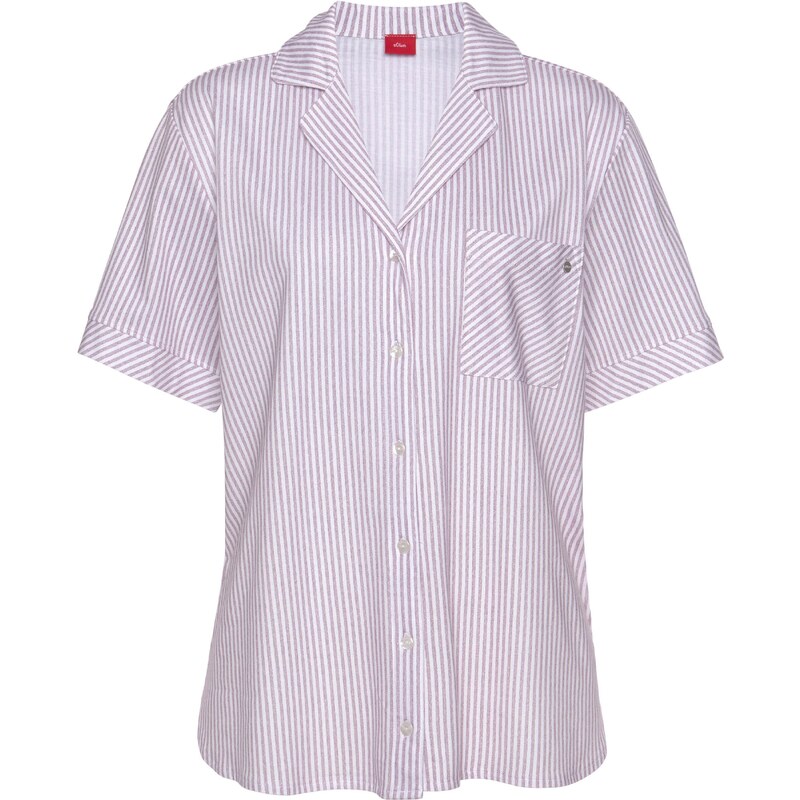 s.Oliver Tričká na spanie bordová / biela 54249220