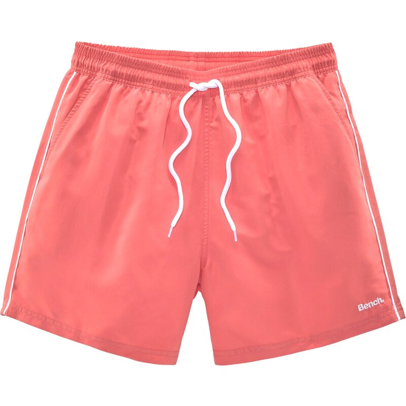BENCH Plavecké šortky lososová / biela 54239434