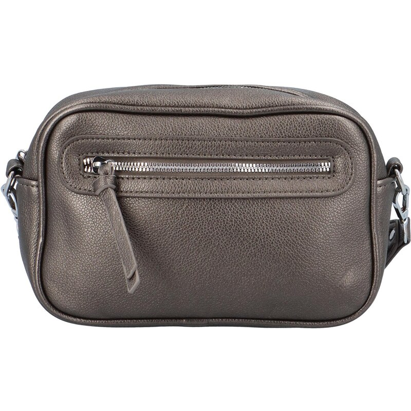 Dámska crossbody kabelka strieborná - Paolo bags Vasco strieborná 52653866