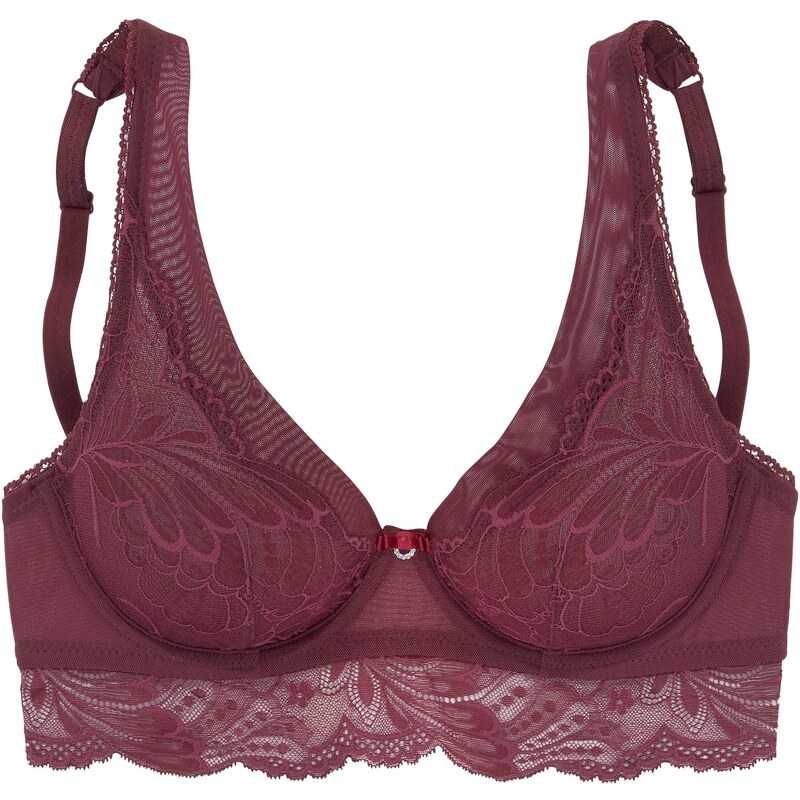 LASCANA Podprsenka vínovo červená 54238098