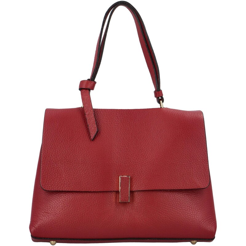 Delami Vera Pelle Dámska kožená kabelka do ruky tmavo červená - Delami 49384374