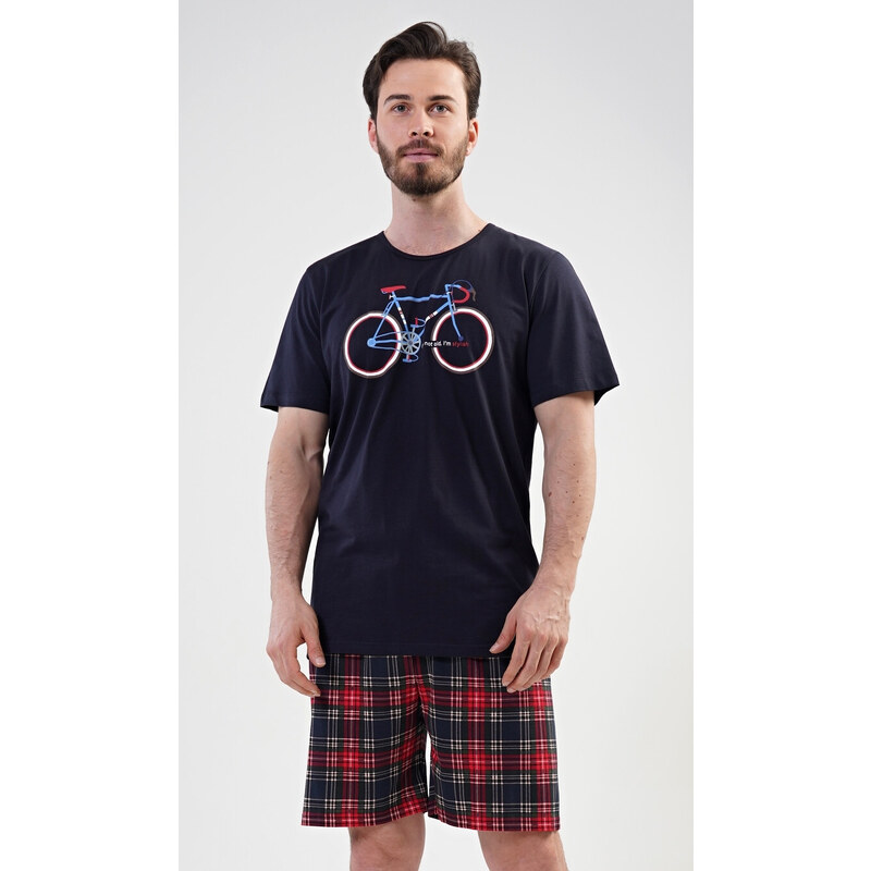 Vienetta MAN Pánske pyžamo šortky Old bike 54966043