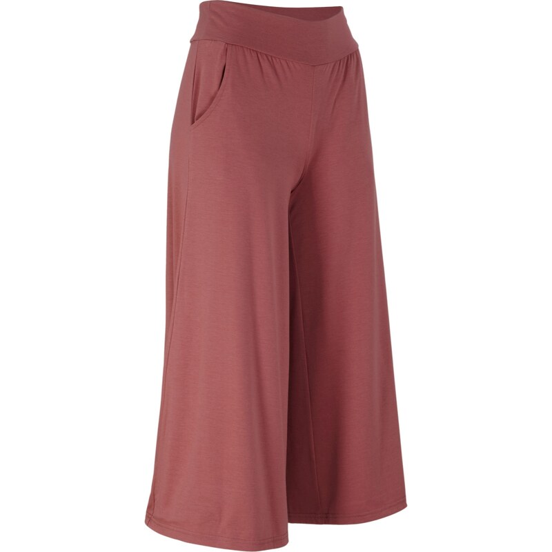 bonprix Nohavice culotte, široký strih, farba fialová 44892015