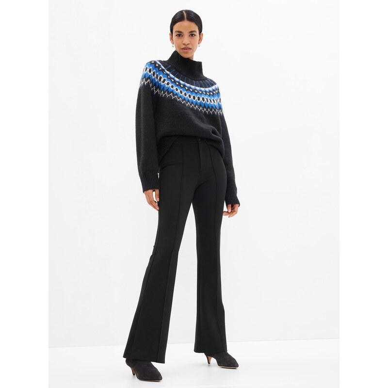 Dámske Elegantné nohavice flare high rise GAP 514108-00 66268268