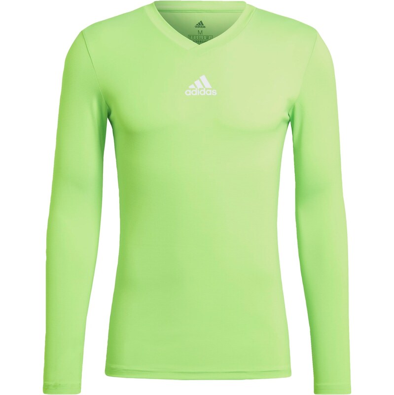 ADIDAS PERFORMANCE Funkčné tričko Team Base neónovo zelená / biela 67728128