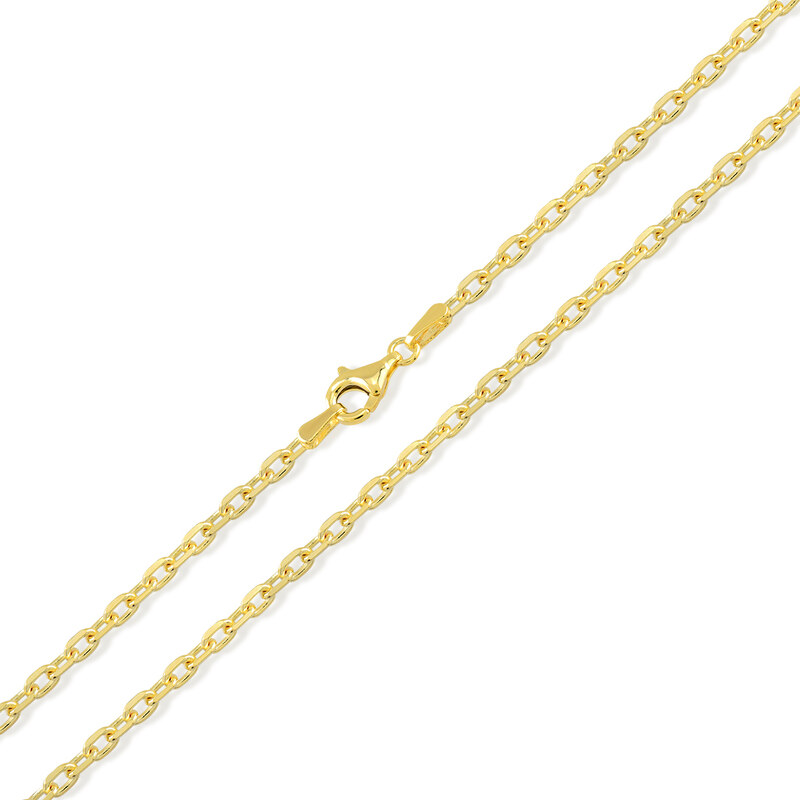 Lillian Vassago Zlatá unisex retiazka typu Anker, plná LLV31-GCH087 37068043