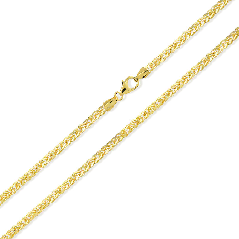 Lillian Vassago Celozlatá unisex retiazka typu Fox, plná LLV31-GCH106 37068057