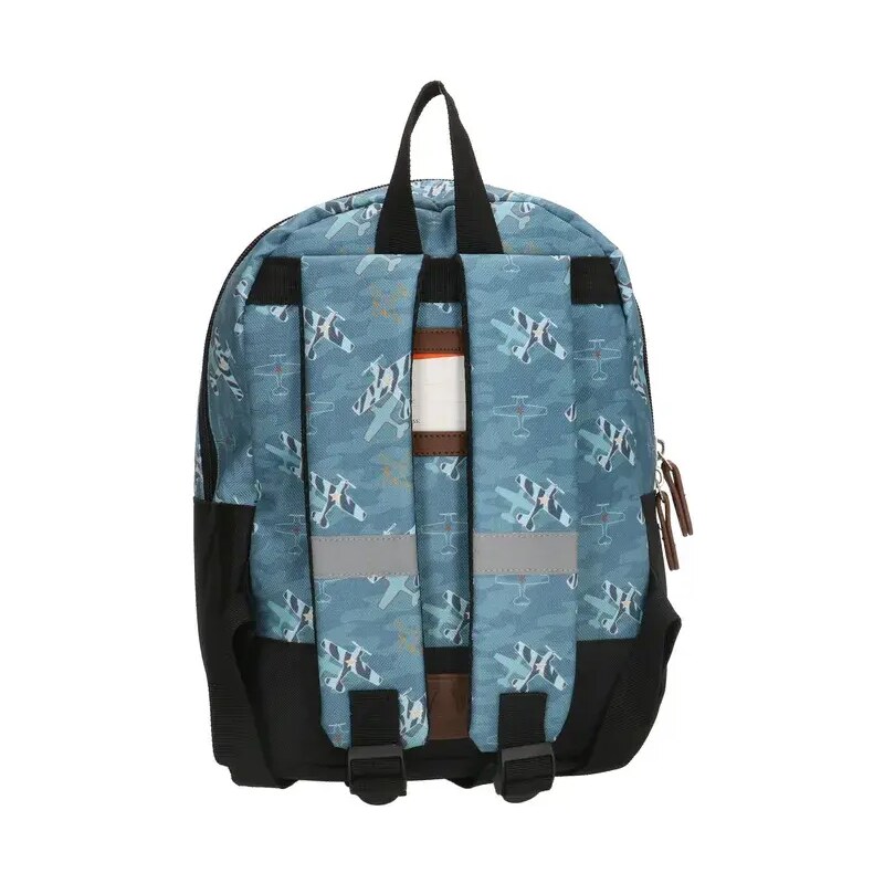 Beagles Modrý detský chlapčenský ruksak „Lietadlo“