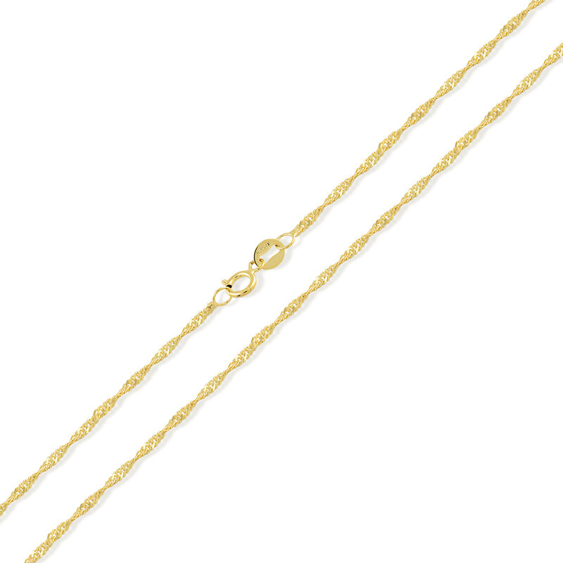 Lillian Vassago Zlatá plná retiazka typu Singapur LLV31-GCH083 39622008