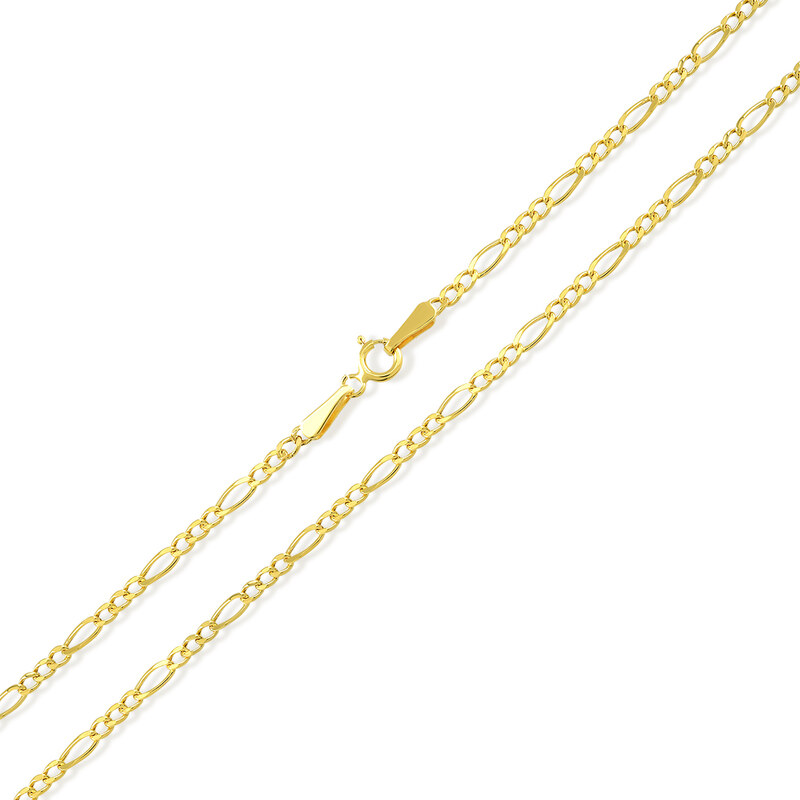 Lillian Vassago Celozlatá retiazka typu Figaro LLV31-GCH113 40745101