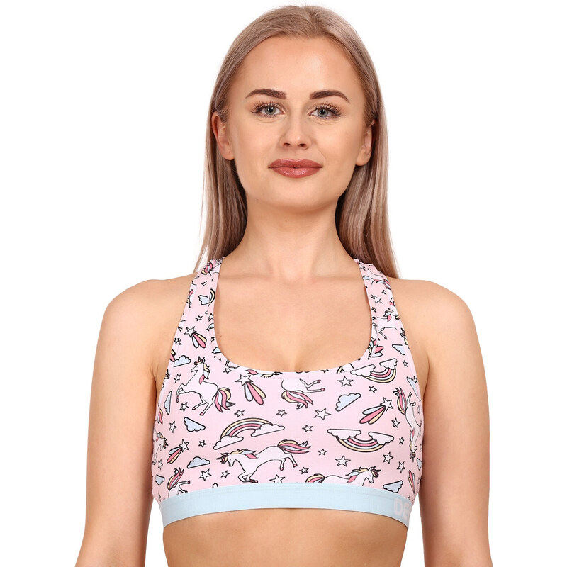 Veselá dámska podprsenka Dedoles Dúhový jednorožec (GMWB204) 36240007