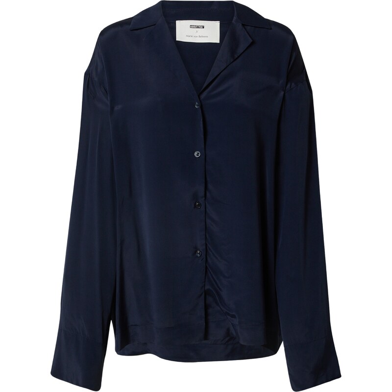 ABOUT YOU x Marie von Behrens Blúzka Lilia námornícka modrá 36664941