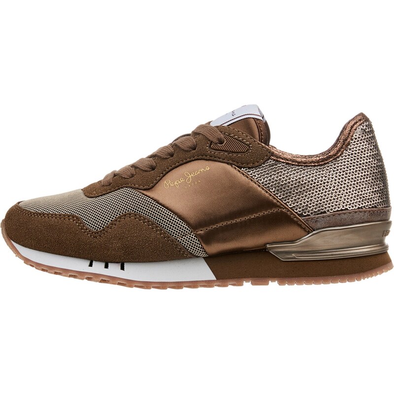Pepe Jeans Nízke tenisky London nebielená / čokoládová / medená / 67456272