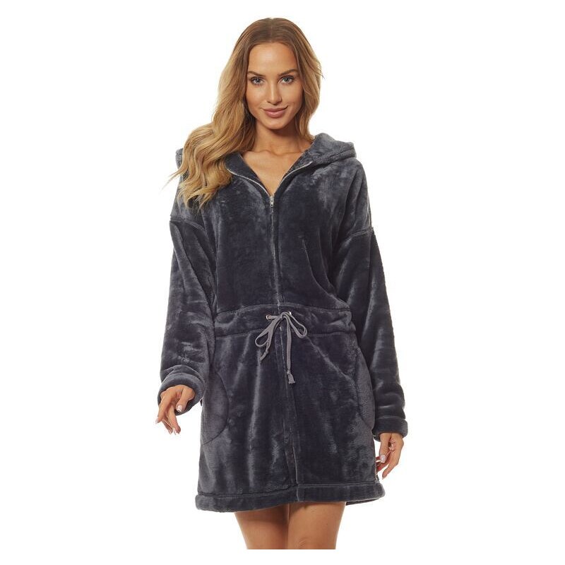 L&L Dámsky župan Patti tmavo sivý 29927865