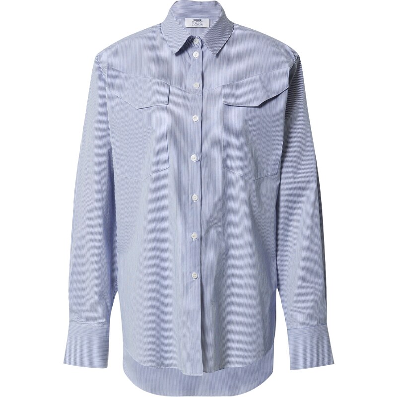 RÆRE by Lorena Rae Blúzka Emmy svetlomodrá / biela 36631507