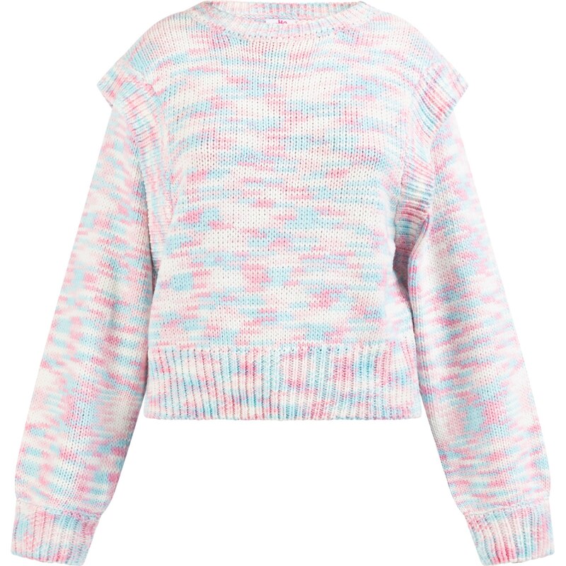 MYMO Sveter nefritová / ružová / biela 54235817